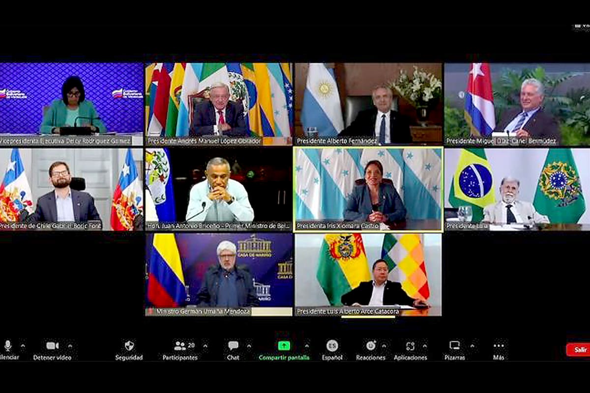 Alberto Fernández participó de una reunión por Zoom con mandatarios latinoamericanos