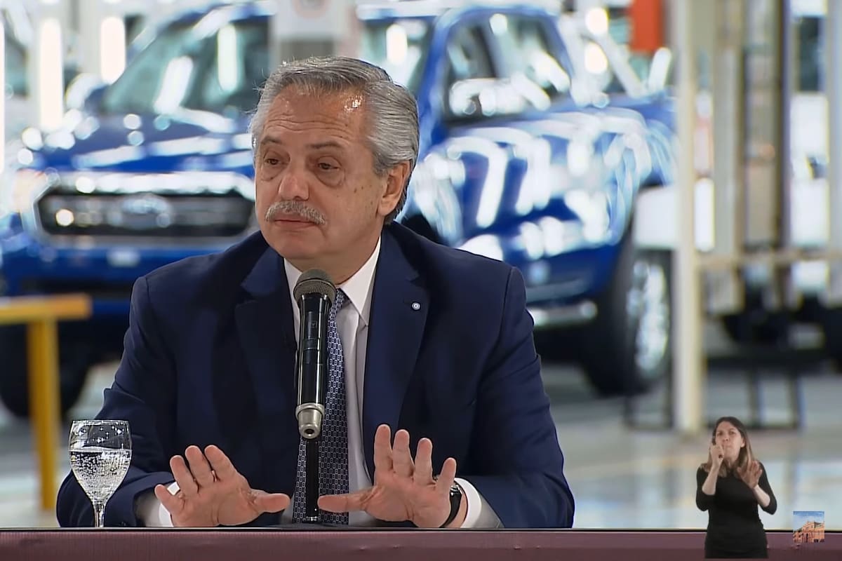 Alberto Fernández promulgó la Ley de Promoción de la Industria Automotriz en un acto en General Pacheco