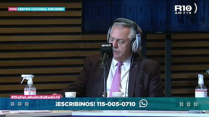 Alberto Fernández: “Que haya tenido ese debate es formidable, abre la cabeza” - Fuente: Radio 10