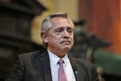 El presidente electo se quebró durante el homenaje a Esteban Righi en septiembre