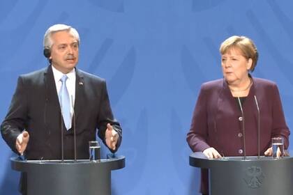 Alberto Fernández se reunió con Angela Merkel