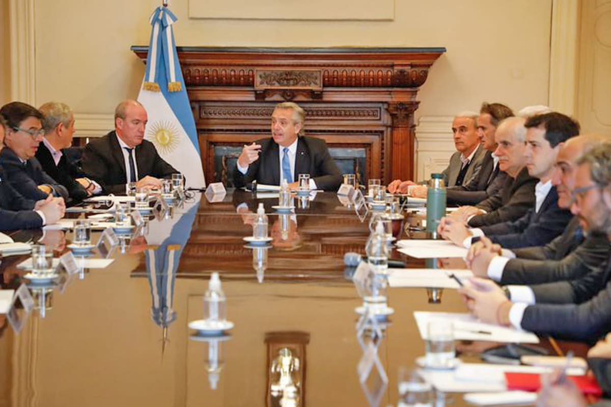 Alberto Fernández se reunió con su gabinete