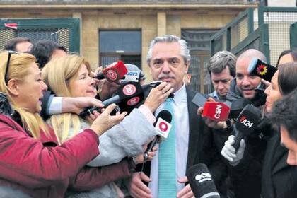 Alberto Fernández tampoco simpatiza con la prensa