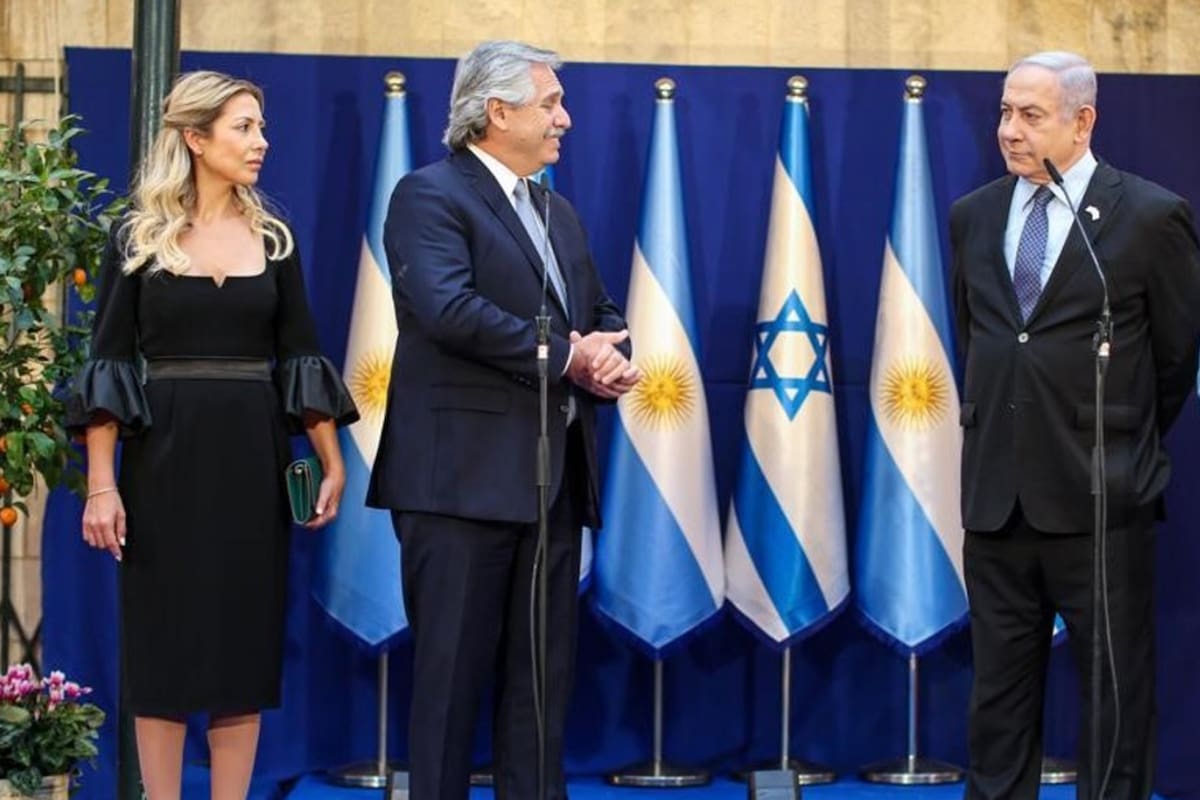 Alberto Fernandez visita Israel