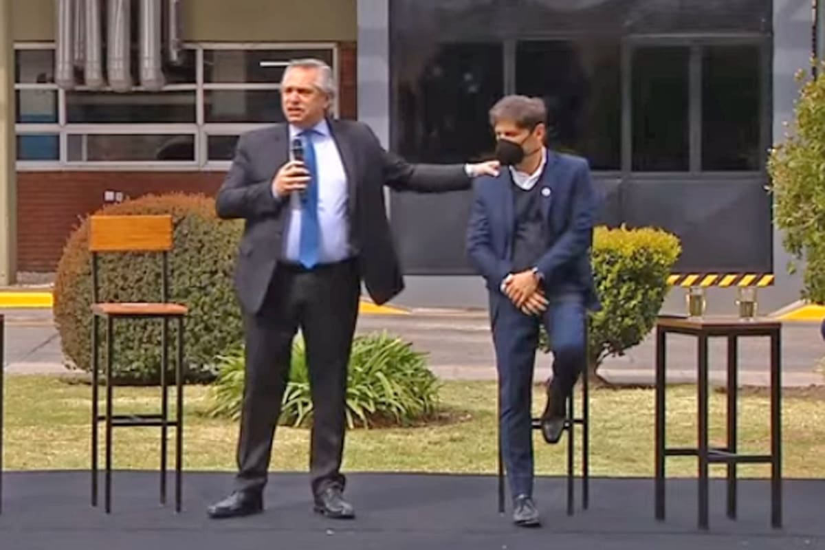 Alberto Fernández y Axel Kicillof