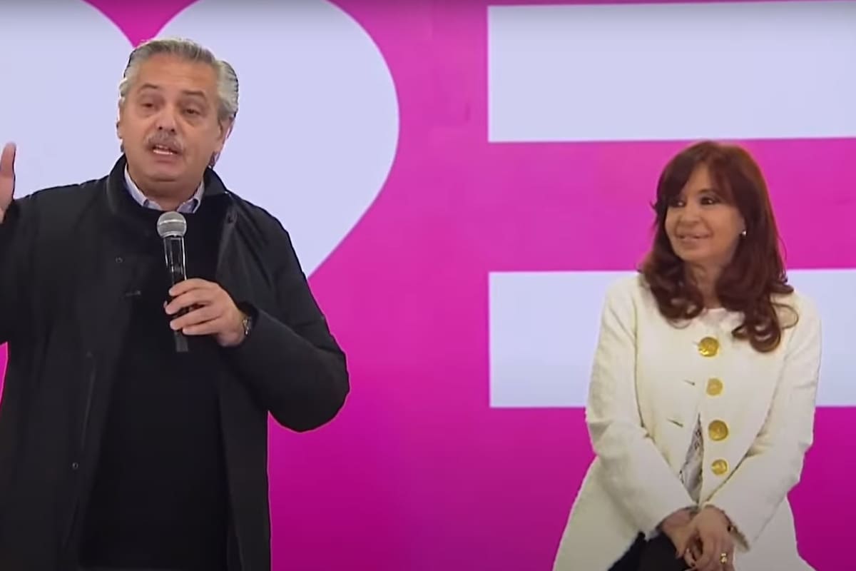 Alberto Fernández y Cristina Kirchner