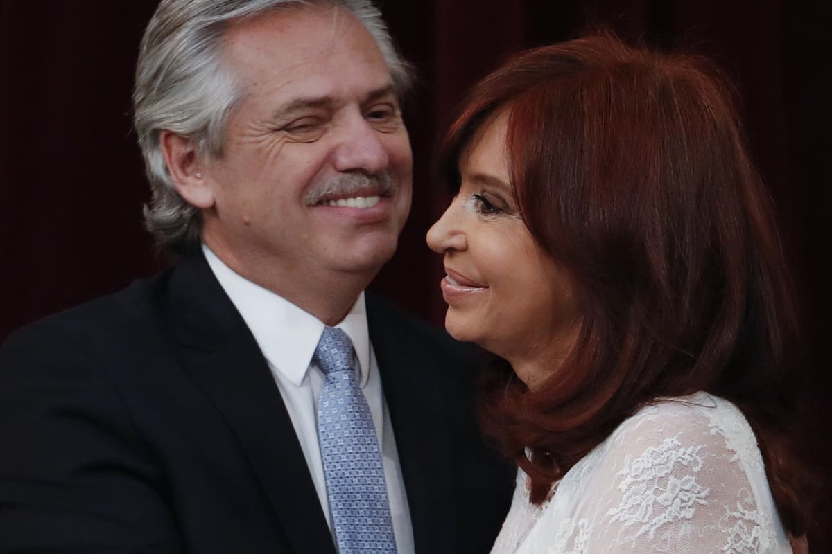 Alberto Fernández y Cristina Kirchner