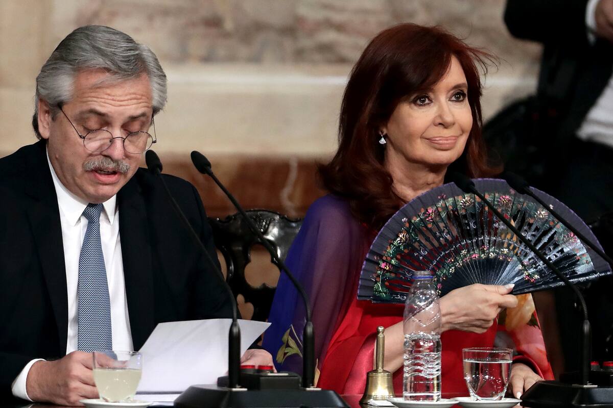 Alberto Fernández y Cristina Kirchner