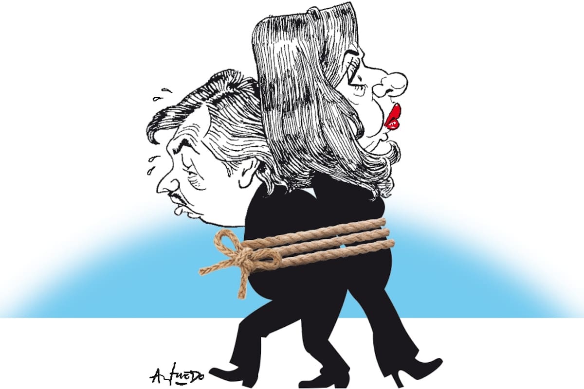 Alberto Fernández y Cristina Kirchner