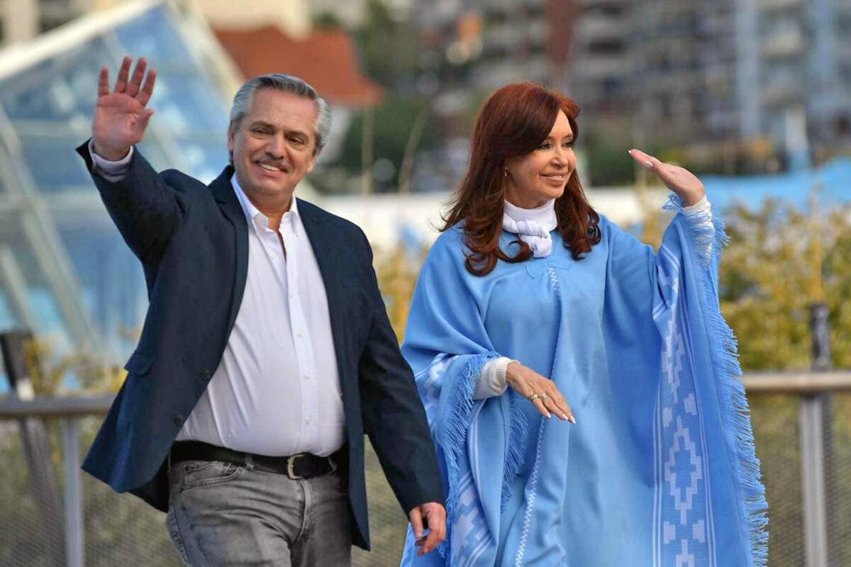 Alberto Fernández y Cristina Kirchner