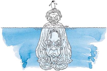 Alberto Fernández y Cristina Kirchner, 2019. El autor recibió los premios World Press Cartoon y Ranan Lurie-ONU
