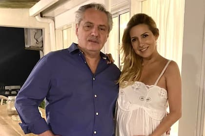 Alberto Fernandez y Fabiola Yañez, en Chapadmalal