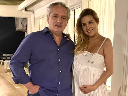 Alberto Fernandez y Fabiola Yañez, en Chapadmalal