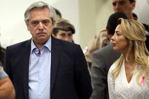 Alberto Fernández y Fabiola Yañez, en 2019