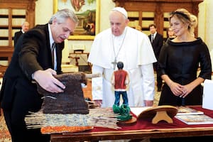 Alberto Fernández y Fabiola Yañez fueron recibidos por el Papa Francisco el 31 de enero del 2020