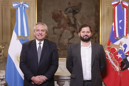 Alberto Fernández y Gabriel Boric