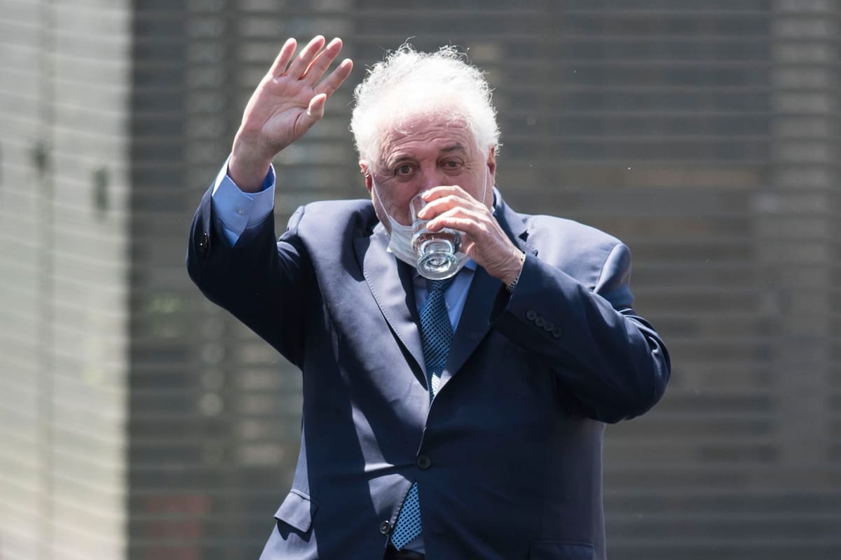 Alberto Fernandez y Gines Gonzalez Garcia junto a Omar Perotti Gobernador de Santa Fe y Pablo Javkin Intendente de Rosario, presentaron hoy el plan detectar federal en Rosario.