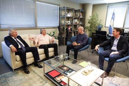 Fernández, Larreta, Ferreño y Santilli, en diciembre