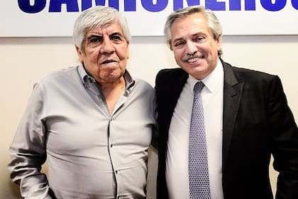 Alberto Fernández y Hugo Moyano