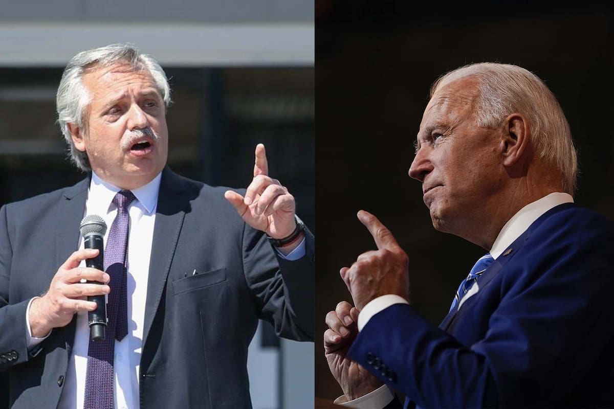 Alberto Fernandez y Joe Biden