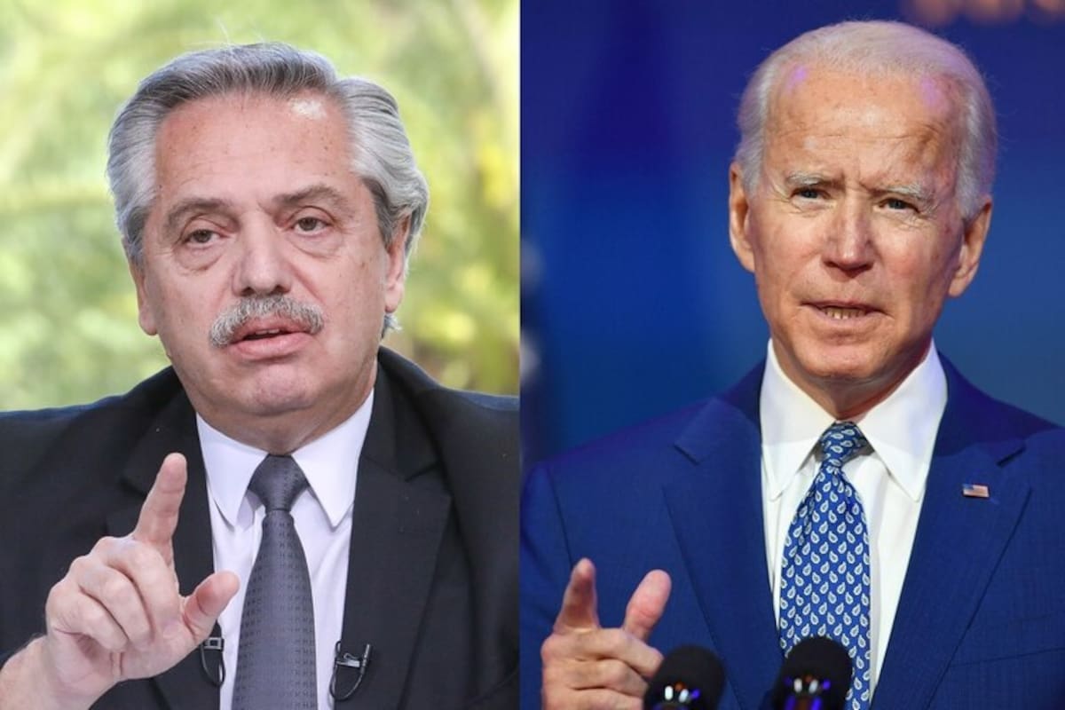 Alberto Fernández y Joe Biden