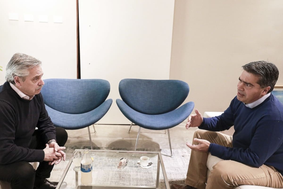 Alberto Fernández y Jorge Capitanich