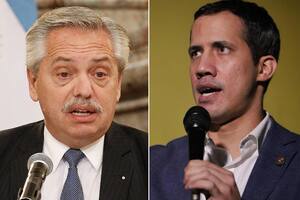 Alberto Fernández y Juan Guaidó