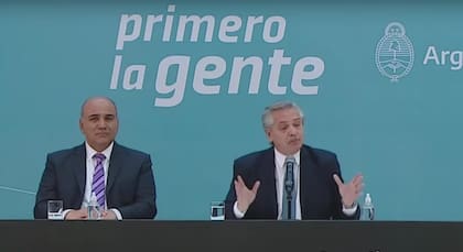 Alberto Fernández y Juan Manzur