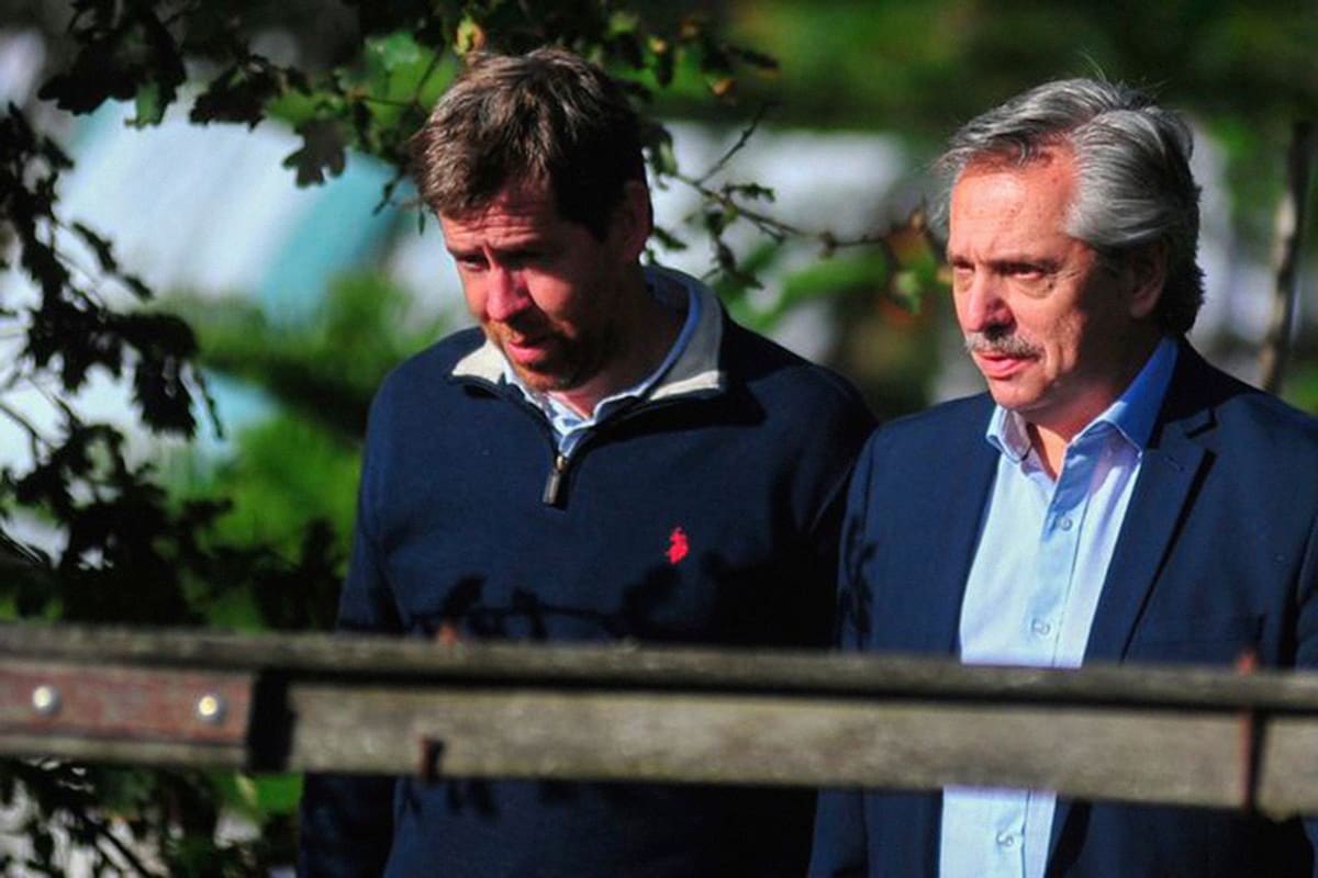 Alberto Fernandez y Juan Pablo Biondi
