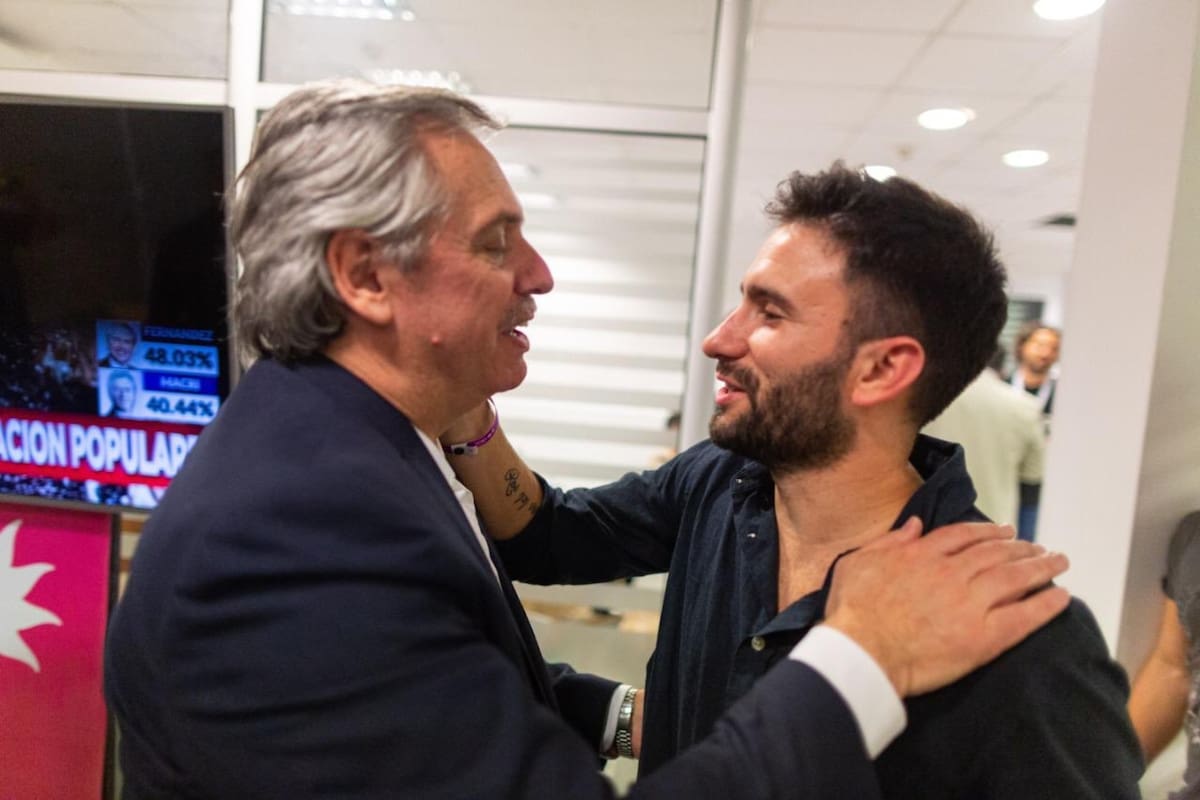 Alberto Fernández y Julián Leunda