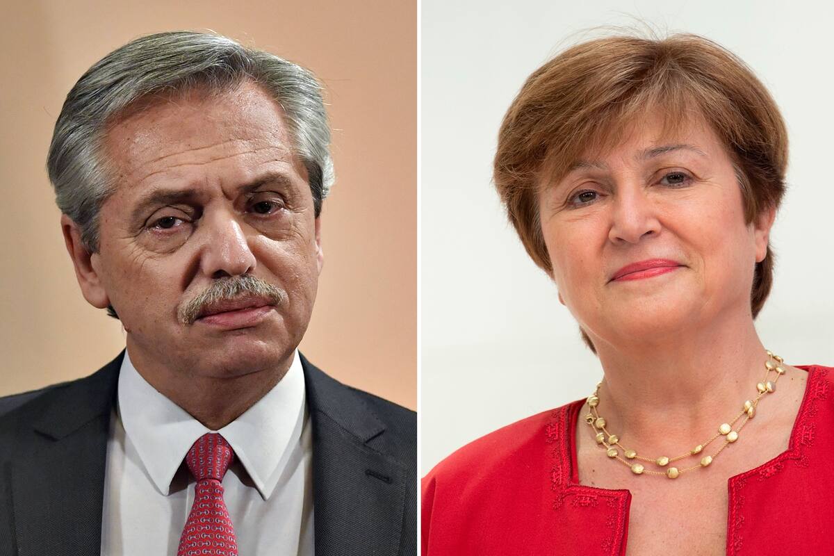 Alberto Fernández y Kristalina Georgieva