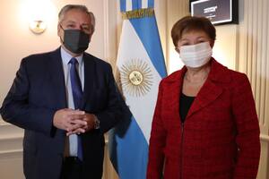 Alberto Fernández y Kristalina Georgieva se reunieron en Roma con la deuda como tema central