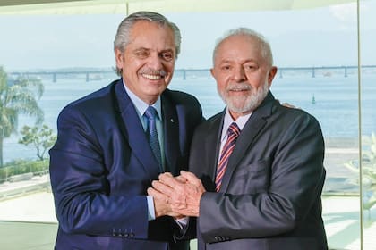 Alberto Fernández y Lula Da Silva, en la cumbre del Mercosur en Río de Janeiro