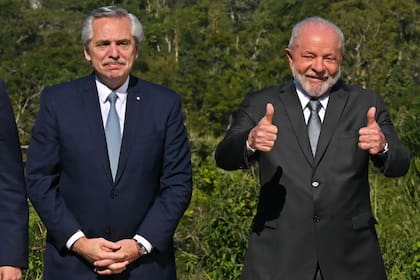 Alberto Fernández y Lula da Silva, la semana pasada, en la cumbre del Mercosur