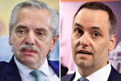 Alberto Fernández y Manuel Adorni