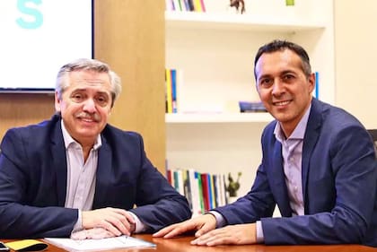 Alberto Fernández y Marcelo Zuñiga