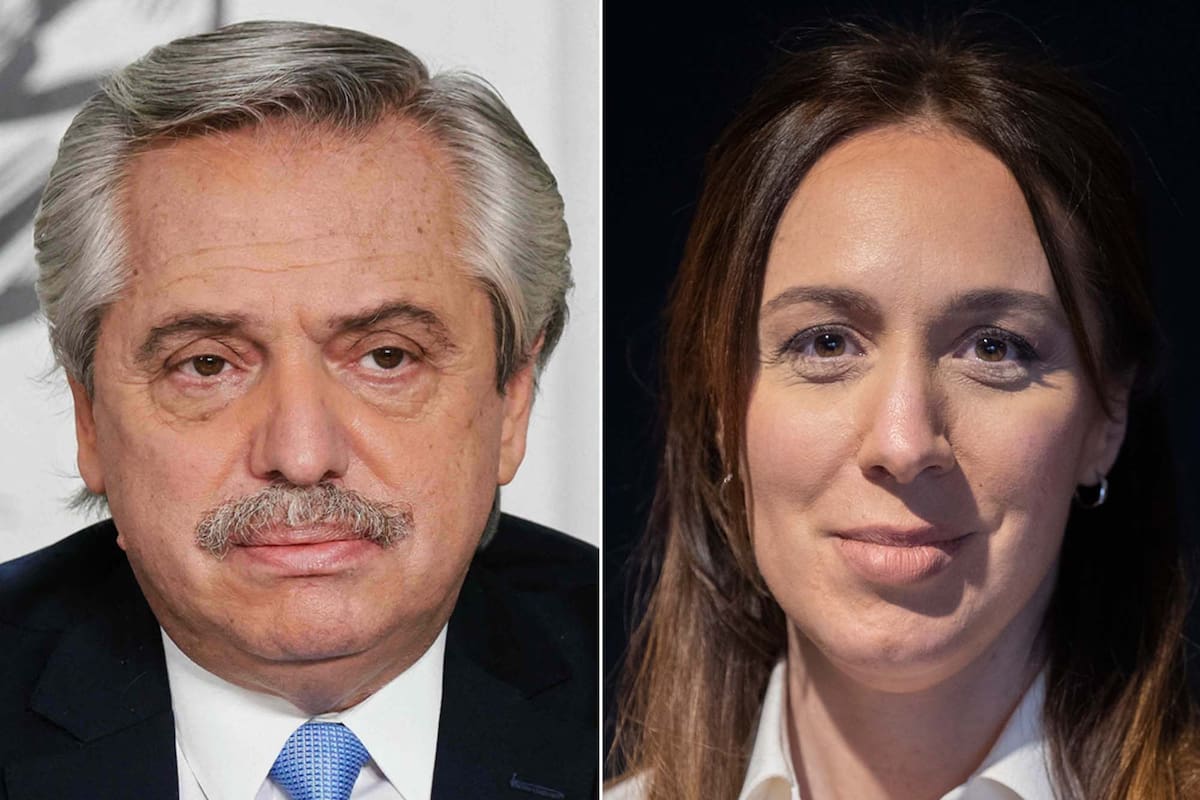 Alberto Fernández y María Eugenia Vidal