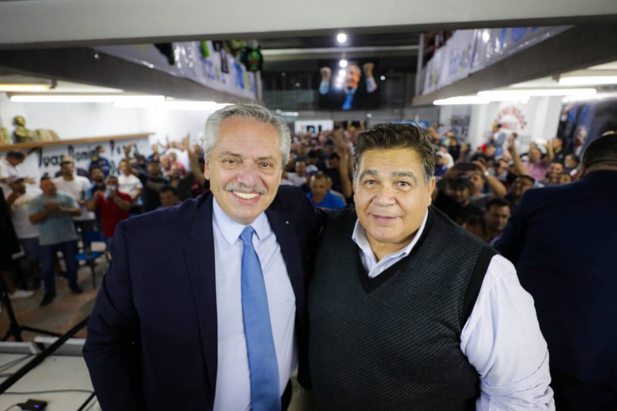 Alberto Fernández y Mario Ishii