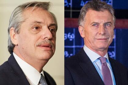 Alberto Fernández y Mauricio Macri