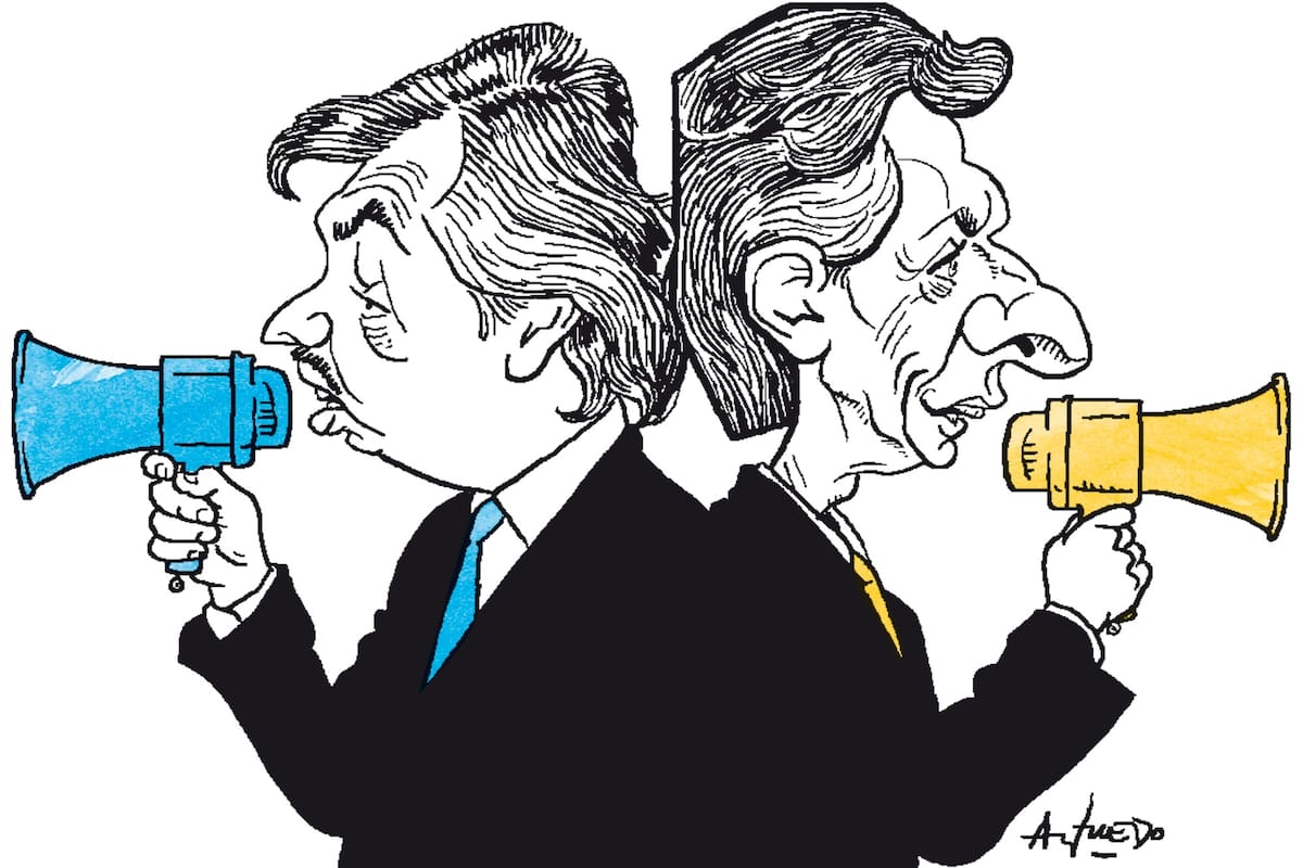 Alberto Fernández y Mauricio Macri