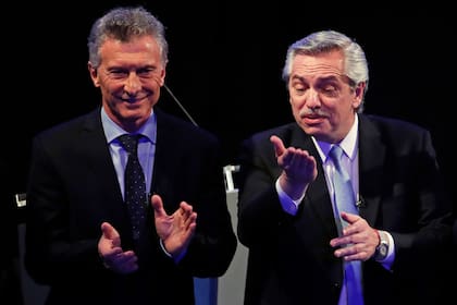 Alberto Fernández y Mauricio Macri