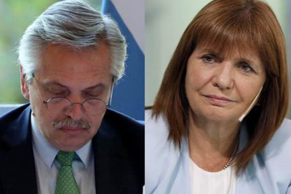 Alberto Fernández y Patricia Bullrich