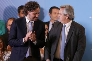 Alberto Fernandez y Santiago Cafiero