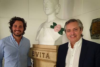 Alberto Fernández y Santiago Cafiero