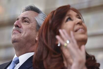 Alberto Fernández y su vice, Cristina Kirchner.