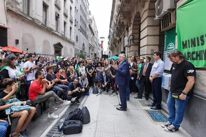 Alberto Fernández y Wado de Pedro