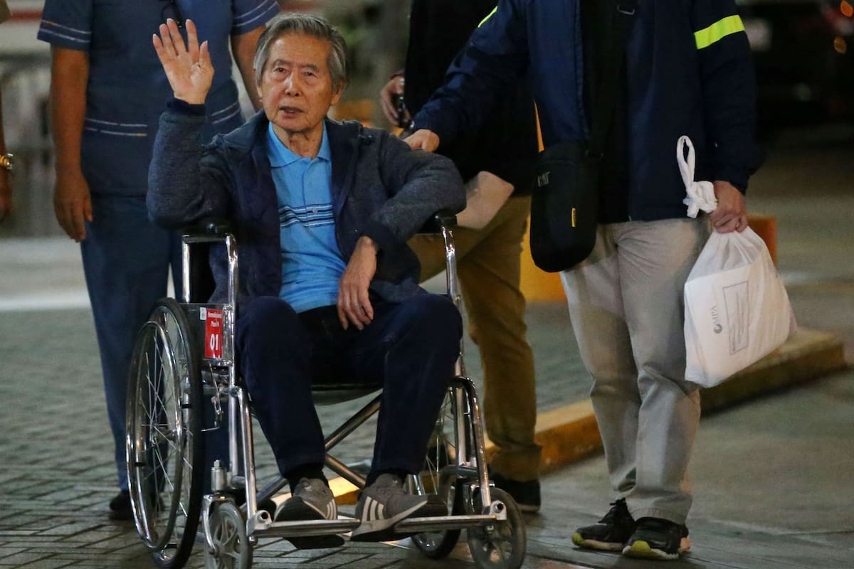 Alberto Fujimori, en enero pasado, días después de recuperar la libertad