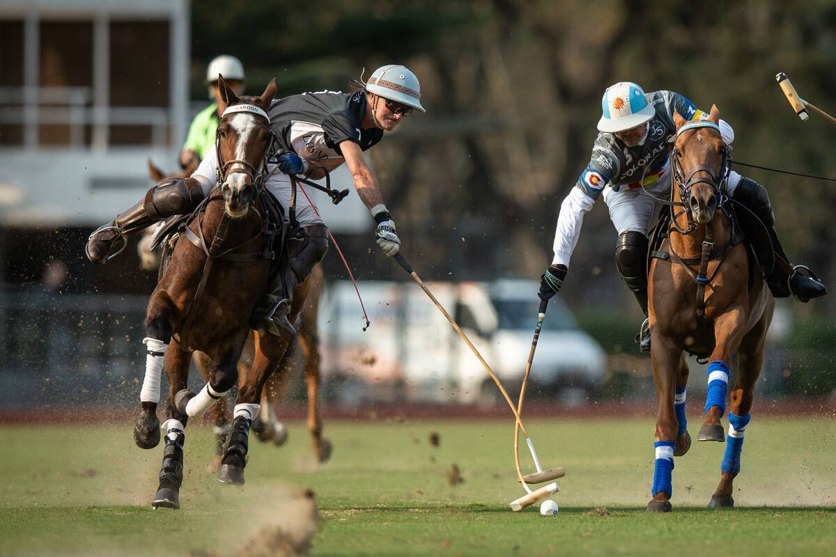 Alberto Heguy y Adolfo Cambiaso, en acción