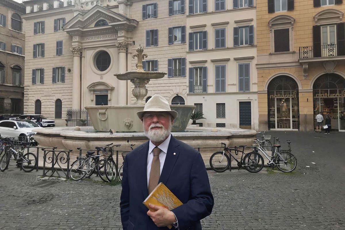 Alberto Manguel, en Roma