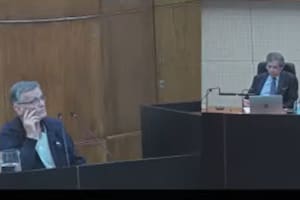 Alberto Taselli, de la firma Faraday, durante su indagatoria